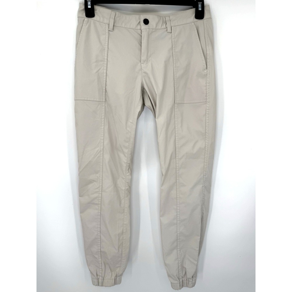 Stio Women's Tapered Outdoor Hiking Pants Size 8 White Style 1340 Yoga Pickets